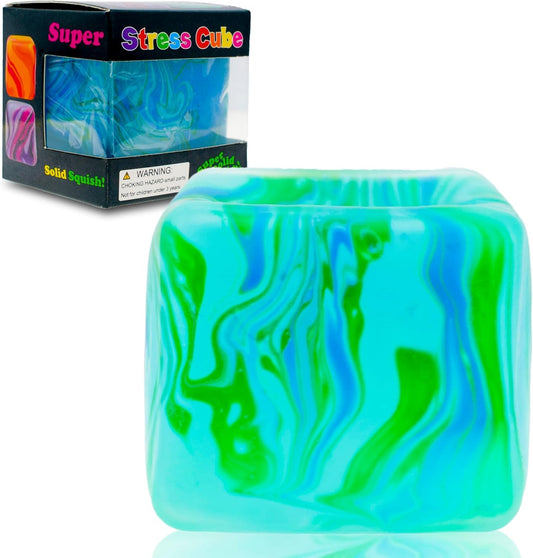 Schylling NeeDoh Nice Berg - Giant NeeDoh Nice Cube - Sensory Squeeze Toy with a Super Solid Squish (Pack of 1)