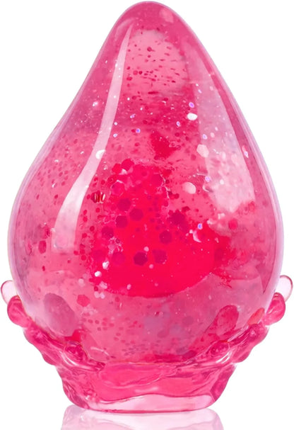 Squishy Drop Stress Balls for Kids Adults Squeeze Toys, Soft Drop Malt Sugar Balls Relieve Stress, Fidget Silicone Sensory Toys for Autism/ADHD, Stretchy Squishies Anxiety Relief Toys for Gifts (Pink)