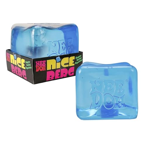 Schylling NeeDoh Nice Berg - Giant NeeDoh Nice Cube - Sensory Squeeze Toy with a Super Solid Squish (Pack of 1)
