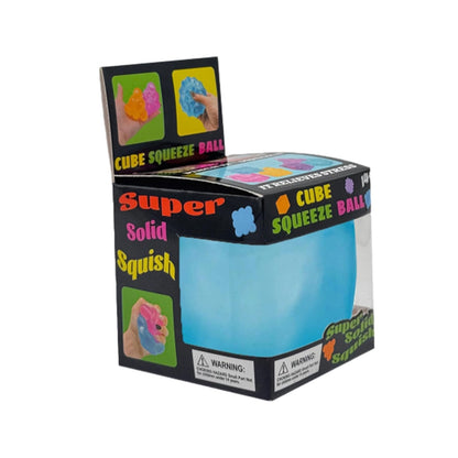 Schylling NeeDoh Nice Cube -Sensory Squeeze Toy with Super Solid Squish - 2.25" Cube