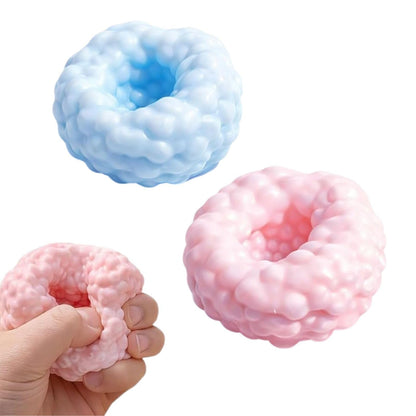 Schylling Snow Ball (NeeDoh) Crunchy, Squishy, Squeezy, Stretchy Stress Balls Gift Set Bundle - 2 Pack