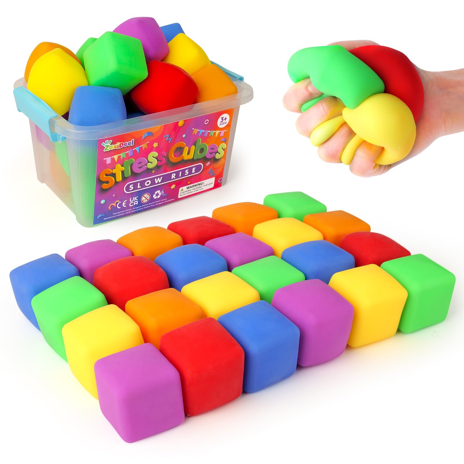 Schylling NeeDoh Gumdrop Textured Sensory Fidget Toy Colors May Vary (3 Pack)