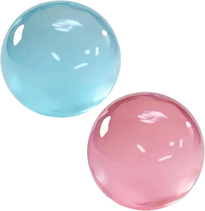 Coconut Oil Squishy, Coconut Oil Stress Ball – Super Soft, Handmade Slow Rising Fidget Squeeze Toy for Stress Relief, Squeeze the Stress Away (Blue+Pink) - US 3902