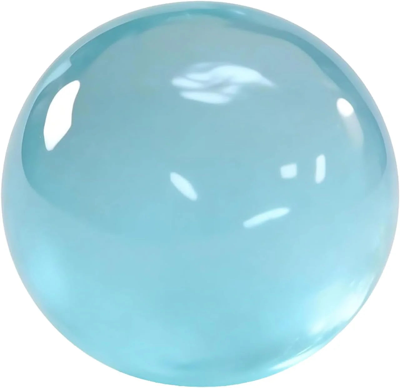 Coconut Oil Squishy, Coconut Oil Slow Rising Squeeze Stress Ball Clear Jelly Bubblegum Texture Coconut Oil Squishy Toy (Blue) - US 9066