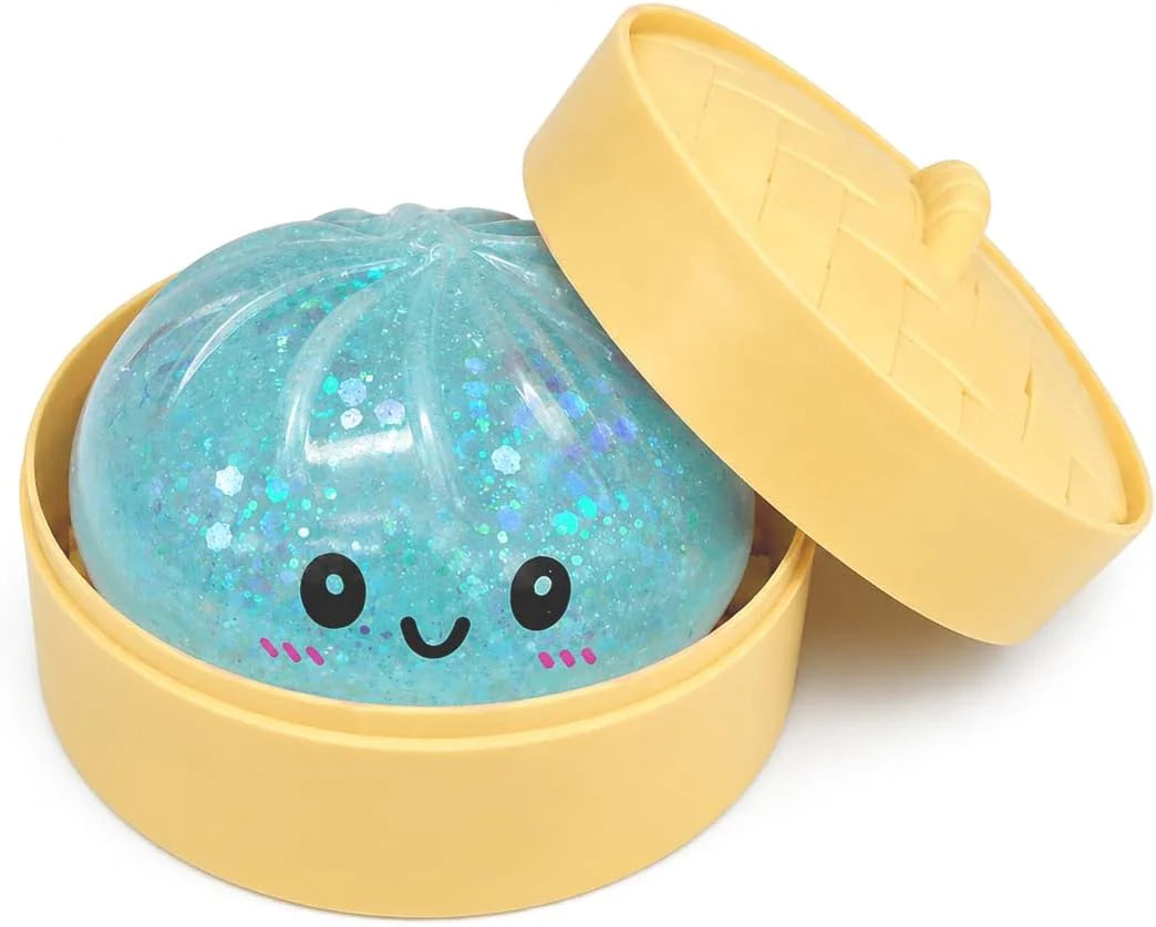Blue Dumpling Squishies New Mystery Squishies Dumpling with Box Stress Relief Balls Sensory Toys Desk Squeeze Toys Gift - US 2484